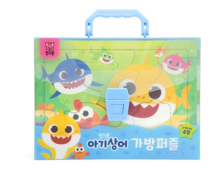 Pinkfong Baby Shark Jigsaw Puzzle 4 set Puzzle Bag 12/18/24/35pcs Korean Edu TV