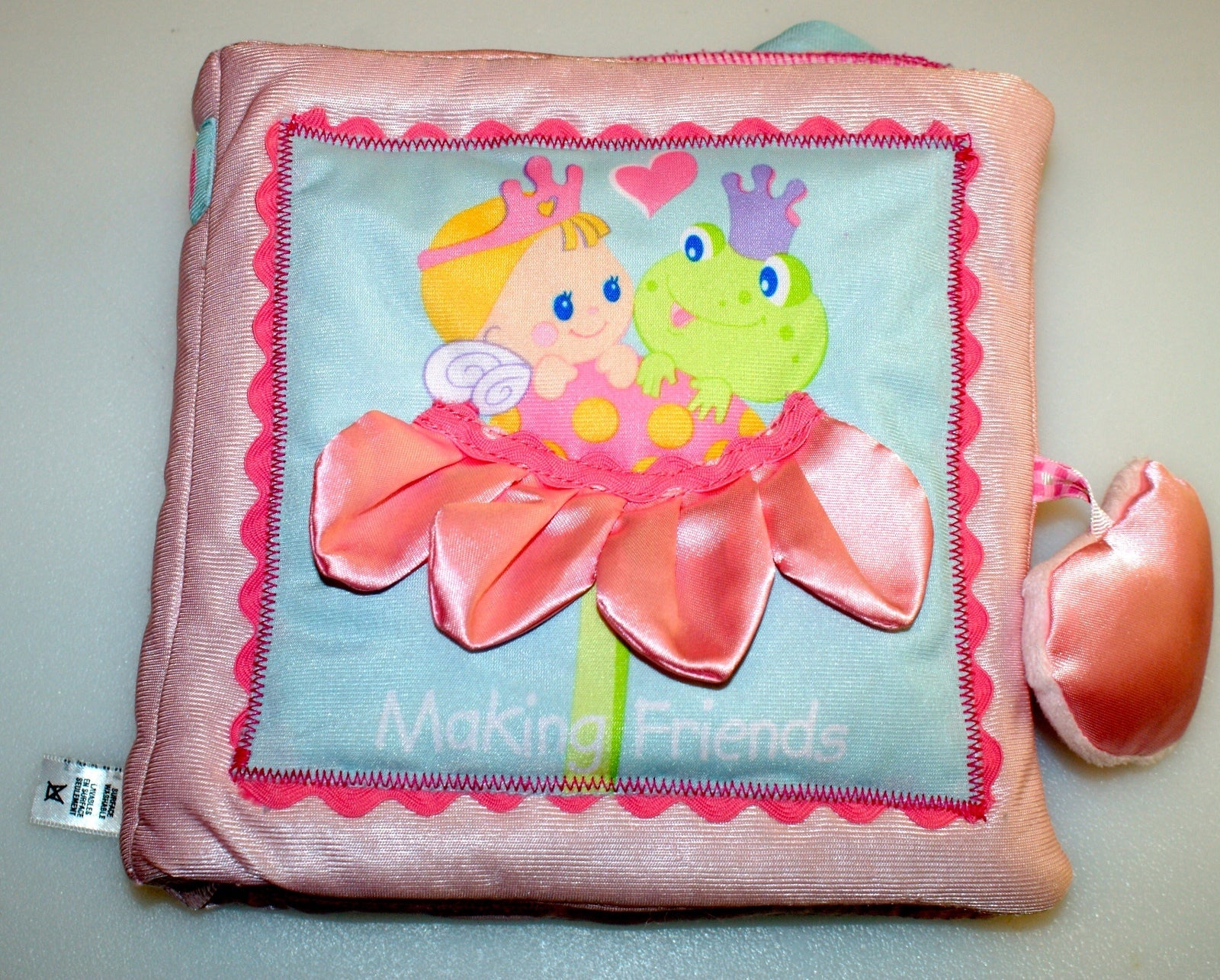 Fisher Price Perfectly Pink Baby Book Hand And Eye Development Learning