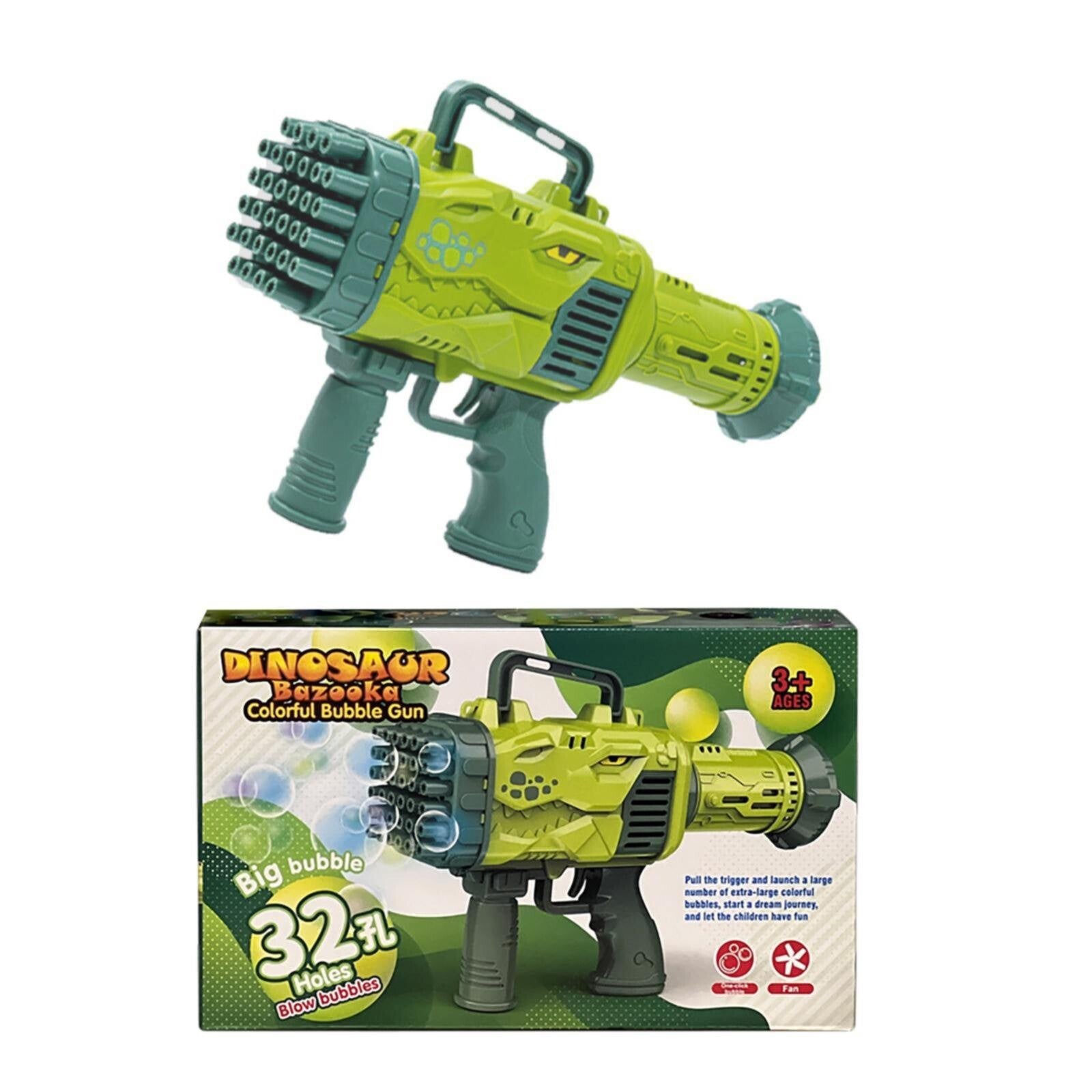 32 Hole Bubble Machine Angel Bubble Colorful Lights Upgraded Automatic Bubble