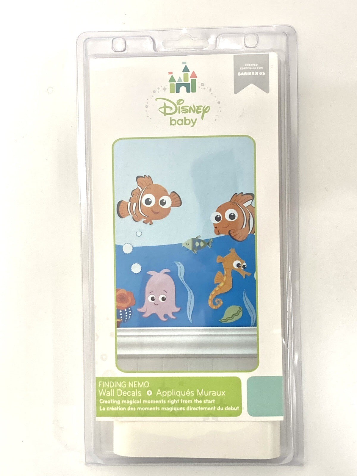 Disney Baby FINDING NEMO Wall Decals Nursery Kids Room wall decor new in pkg