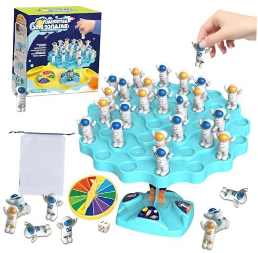 64Pcs Balance Games for Kids 8-12, Swing Stack Balance Toy, Balance Games 