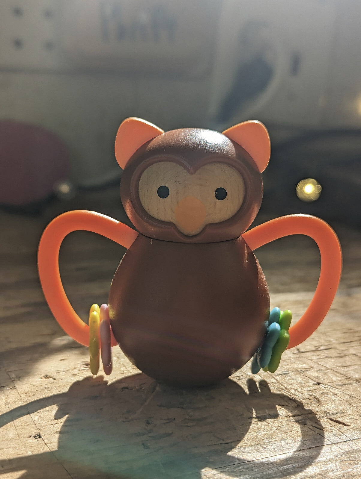 OWL Bird Ring Toss Mirari Skilldillies Infant Motor Skills Grip 6M+ 122122