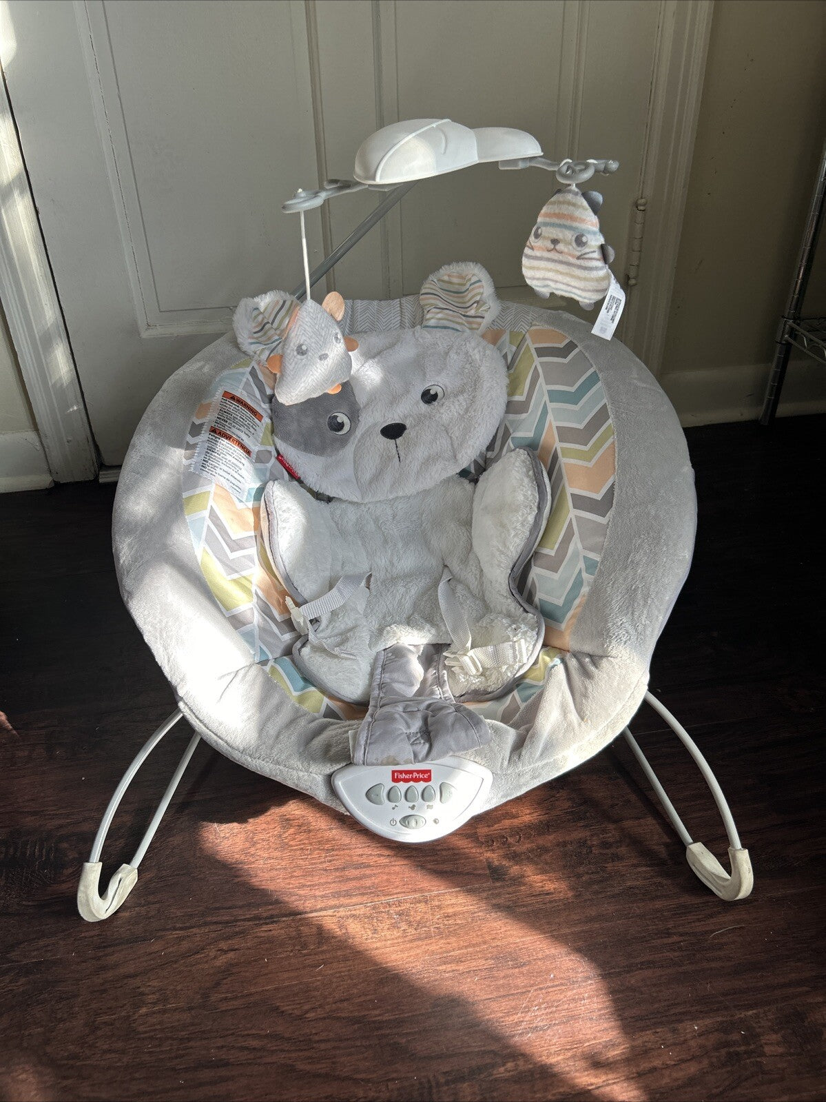 Fisher-Price Dog Deluxe Bouncer Infant Seat with Music/Vibration