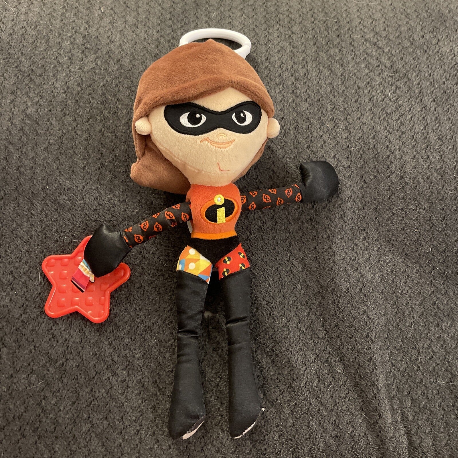 Lamaze Infant Baby Sensory Rattle Toy Clip Go Mrs Incredible Incredibles 2 J16