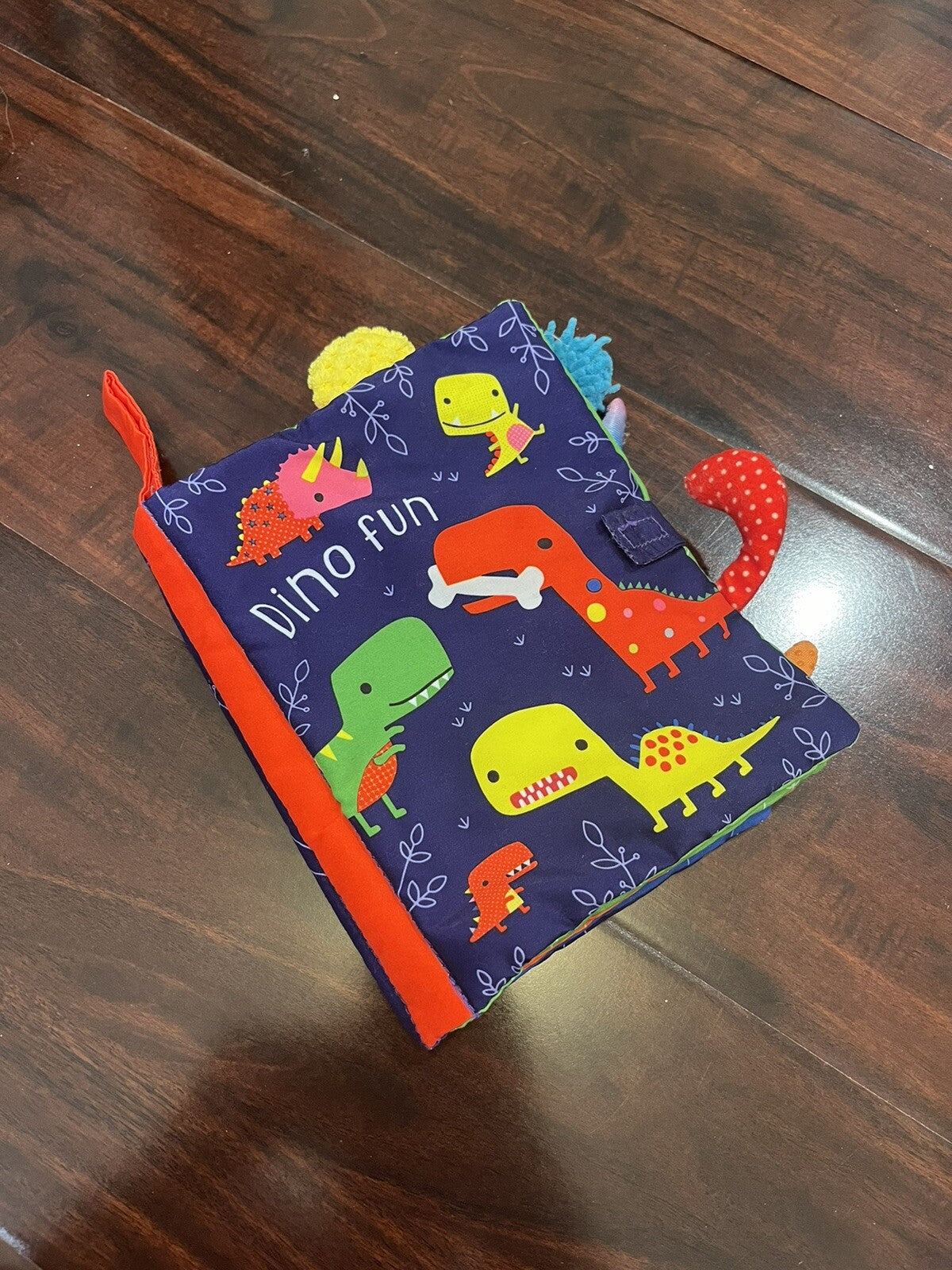 Dawn Machell Dino Fun Baby crinkle soft book