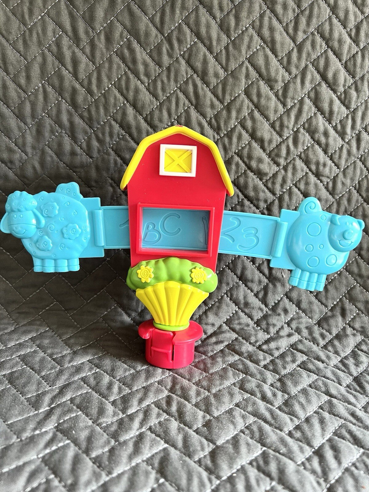 Evenflo ExerSaucer Moovin Groovin Replacement Part Barn Sheep Pig Slide Toy