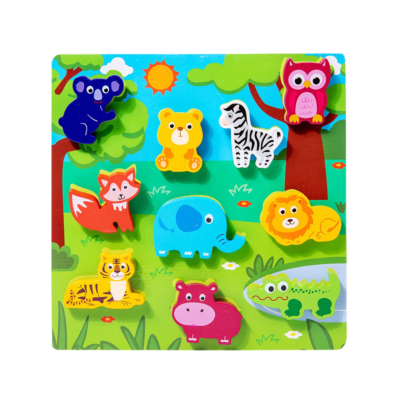 Three-dimensional board toys Sensory Educational Toys Preschool Learning Puzzles