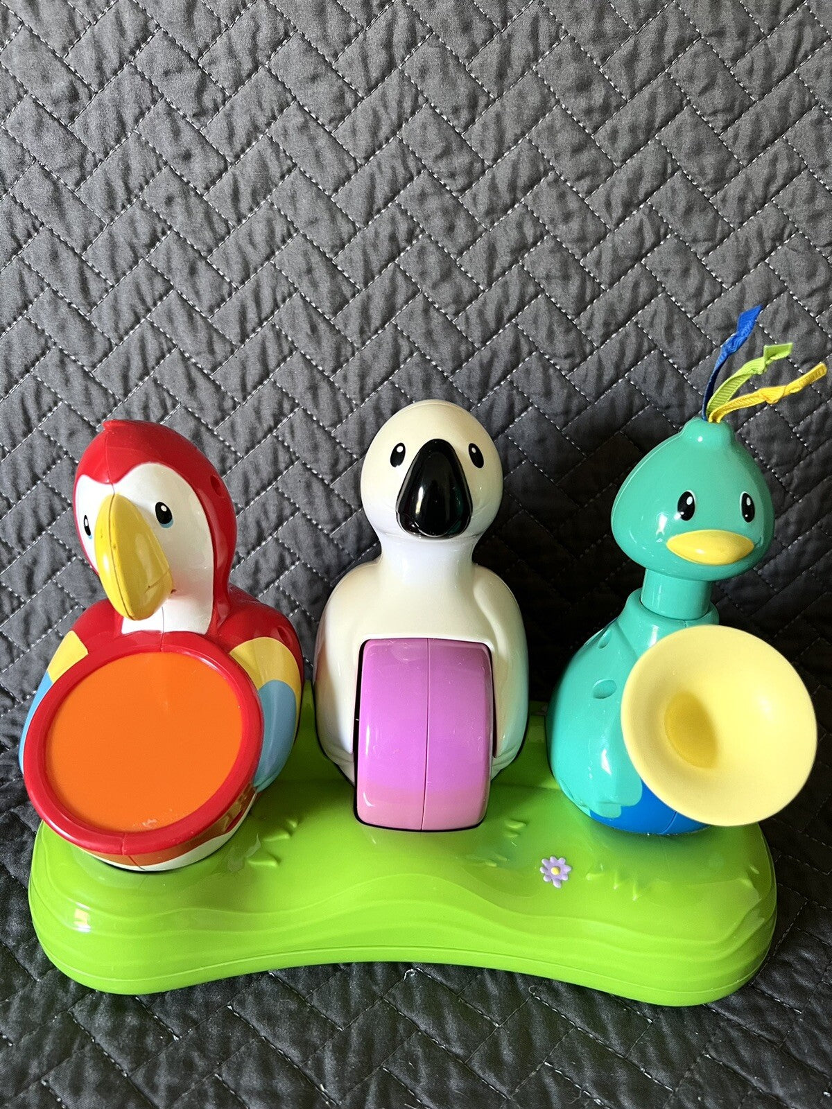 Evenflo Triple Fun Jungle Exersaucer Replacement Part - 3 Bird Band Toy Tray