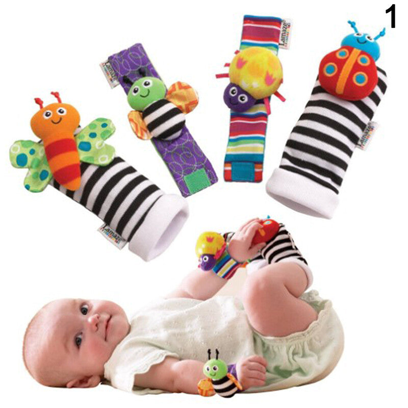 Baby Rattle Socks Toys 3-6 to 12 Months Girls Boys Learning Toys