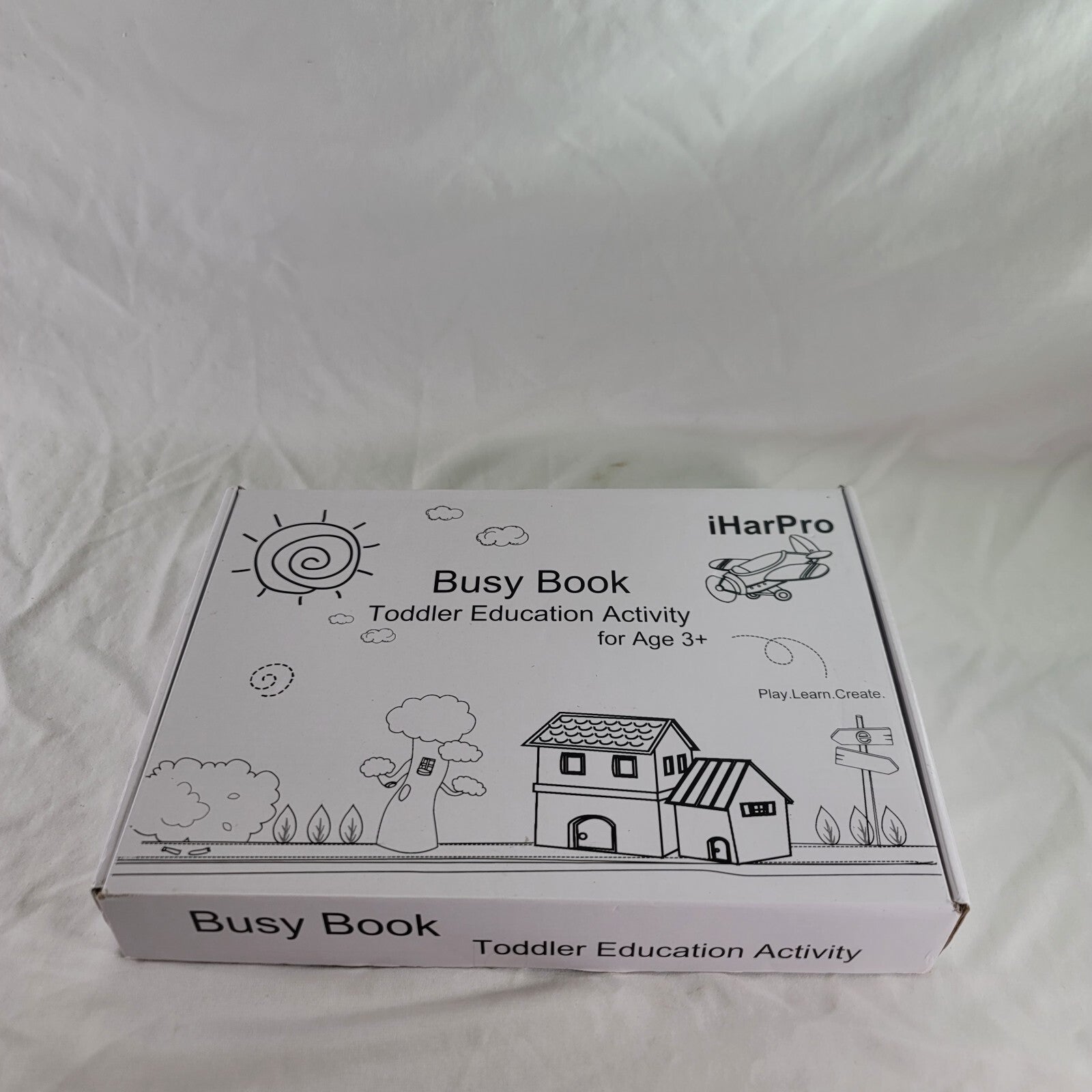 iHarPro Busy Book Toddler Education Activity for Age 3+. Play. Learn. Create.