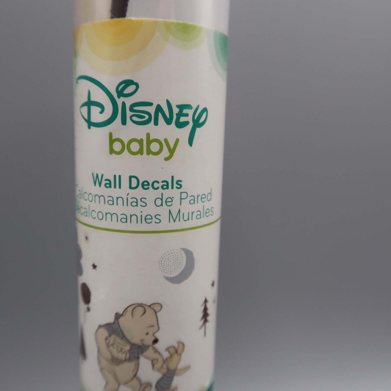 Disney Baby Forever Pooh Blue/Beige Bear Wall Decals by Lambs & Ivy