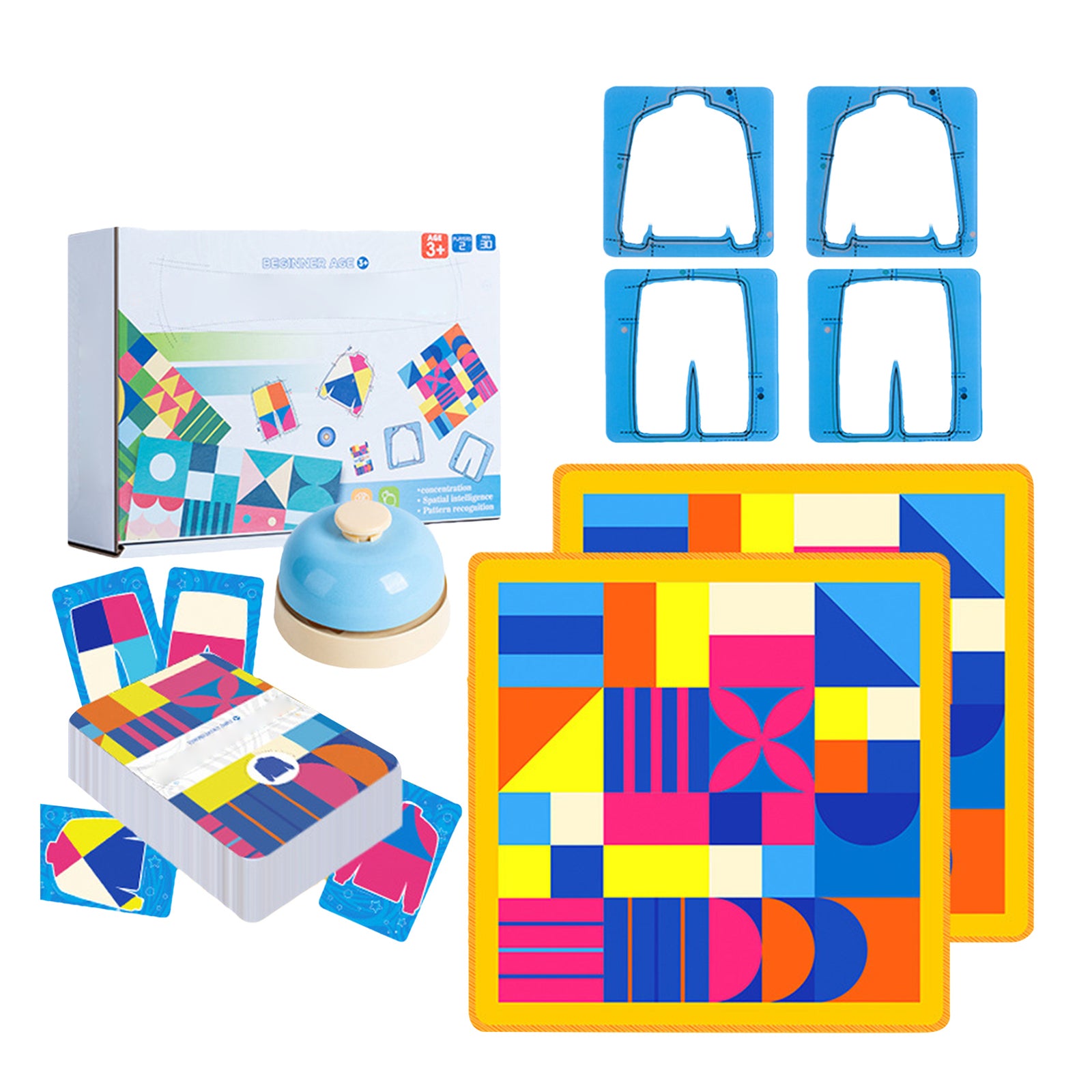 1Set Shape Sorter Toy Tailor Master Graphic Color Matching Toys Shape