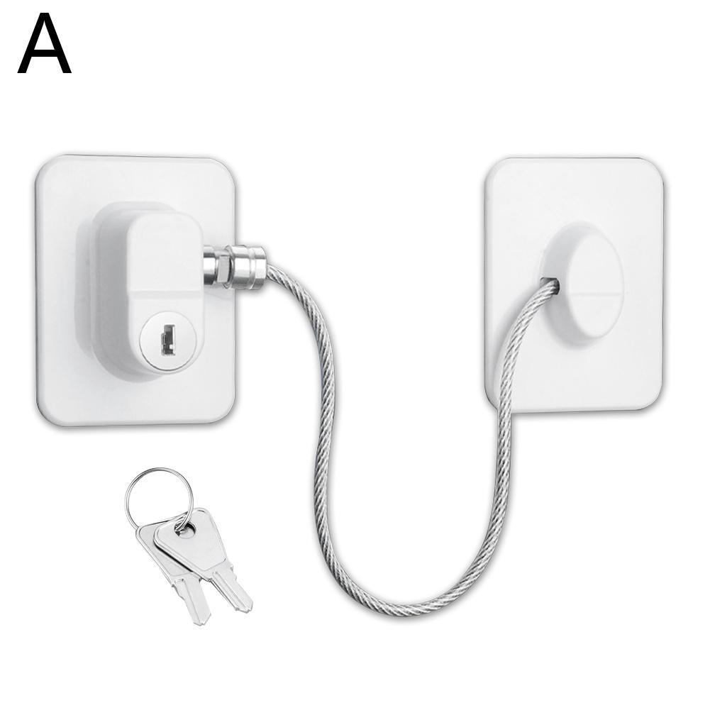 Fridge Lock Freezer Lock with 2Key for Child Safety Refrigerator Locks HOT
