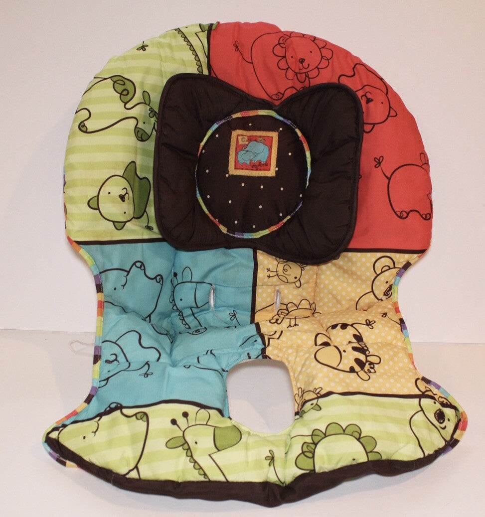 Fisher Price Luv U  Zoo  Baby Swing Replacement Seat Cover Fabric Cushion