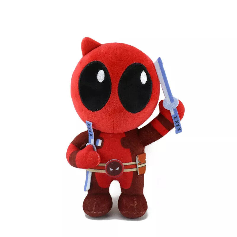 Deadpool Figure Plush Doll Movie Character Superhero Baby Soft Toys Collection
