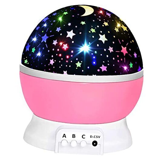 Toys for 1-10 Year Old Girls,Star Projector for Kids 2-9 Year Old A Pink Toys