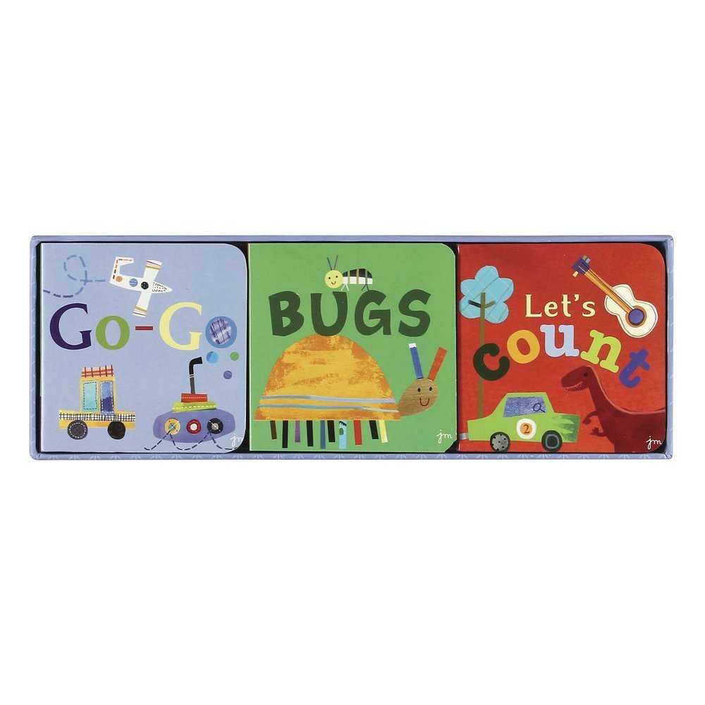 New Set of Three Little Chunky Books 3"x3" from Jill McDonald, All Boy