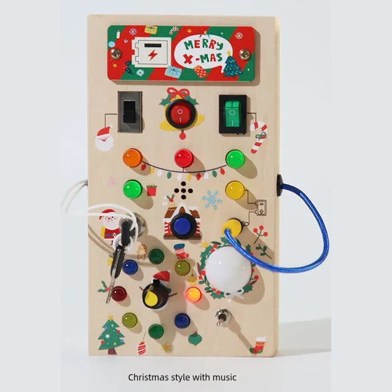 Children's Sensory Training Toys,LED Lights Switch,Early Learning Educational