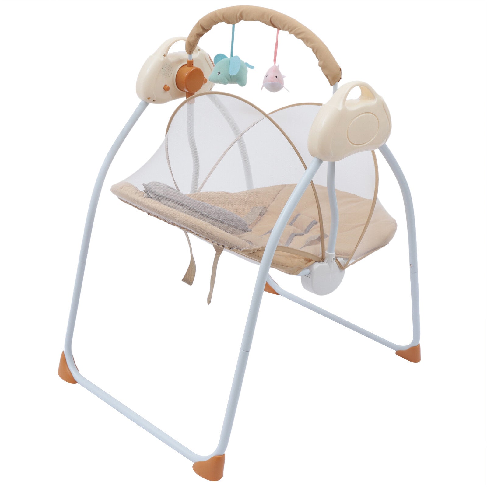 Portable Electric Rocker Swing Cradle Bouncer Seat Sway Chair&Music