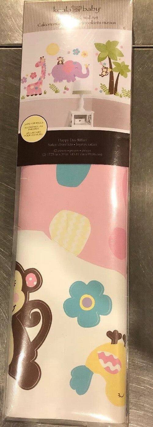 Koala Baby Happy Day Safari Animals Baby Peel & Stick Nursery Wall Decor Art