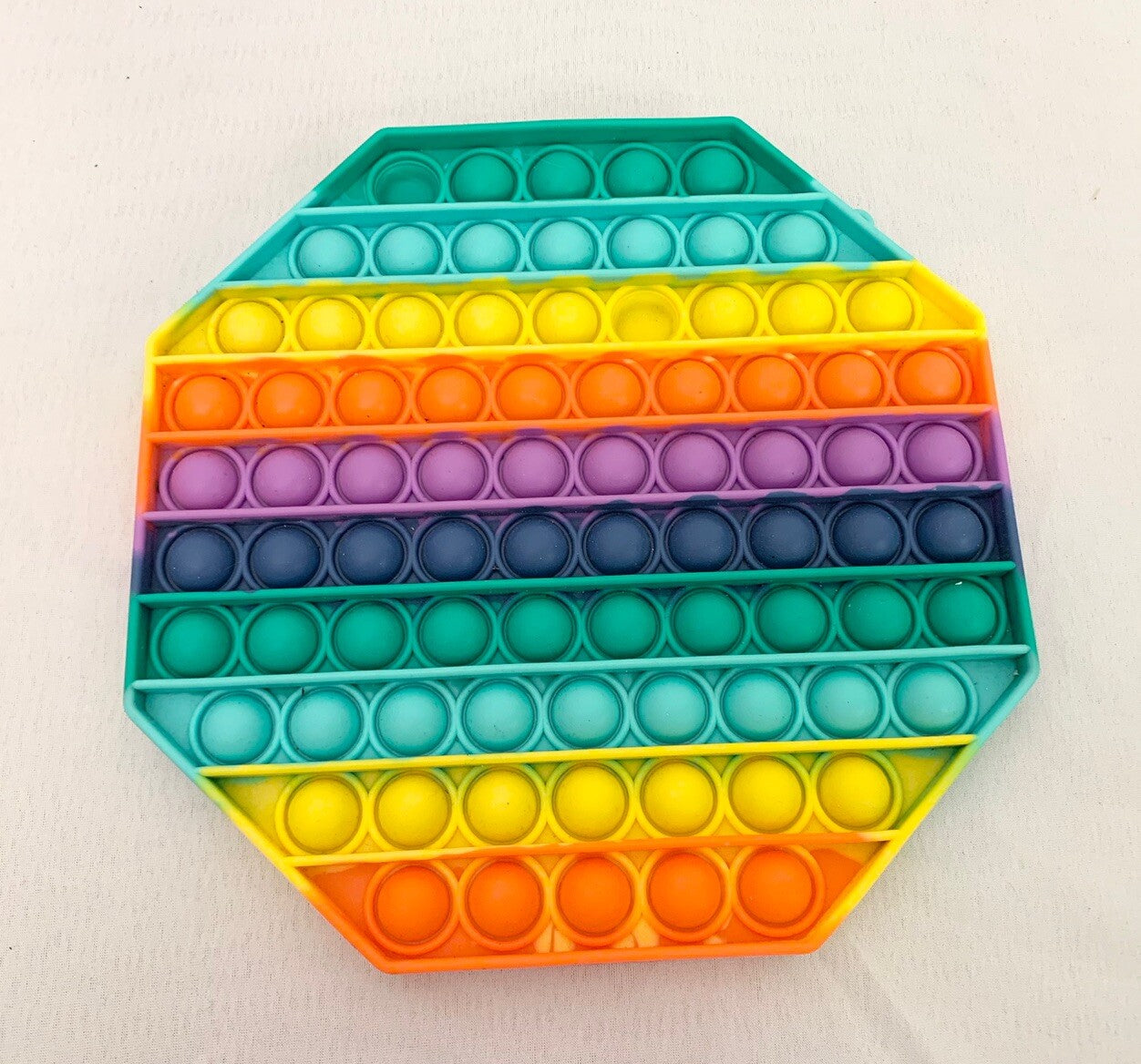 Popit Large 8 Fidget Toy Push Bubble Sensory Stress Relief Kids Family Games