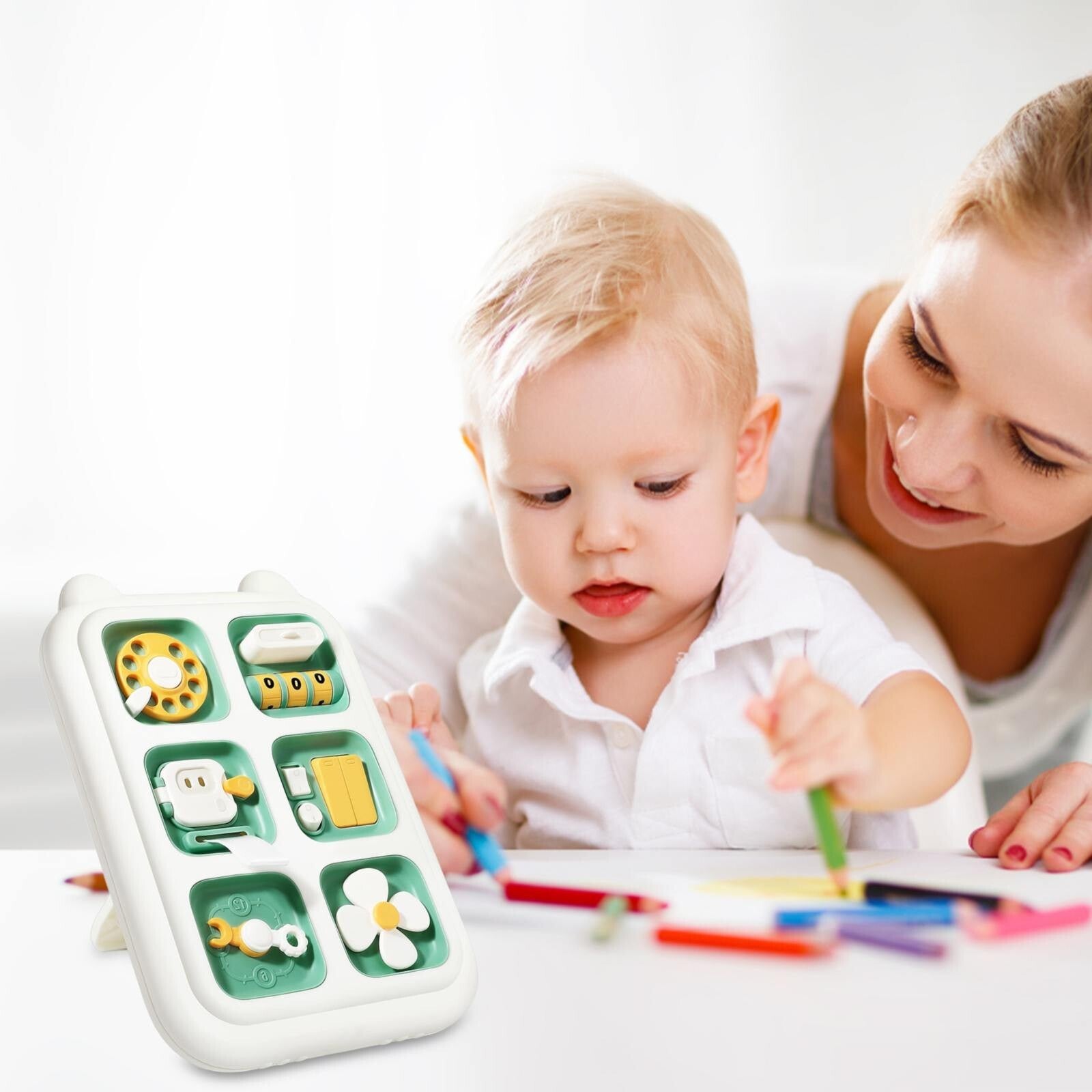 Busy Board, Montessori Sensory Toys for Toddlers 1 2 3 4 Year Old Boys Girls NEW