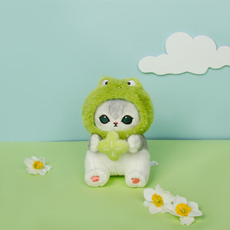 Mofusand Shark Cat Plush Doll Forest Series Frog Bee Cat Toy Birthday Gift 20CM