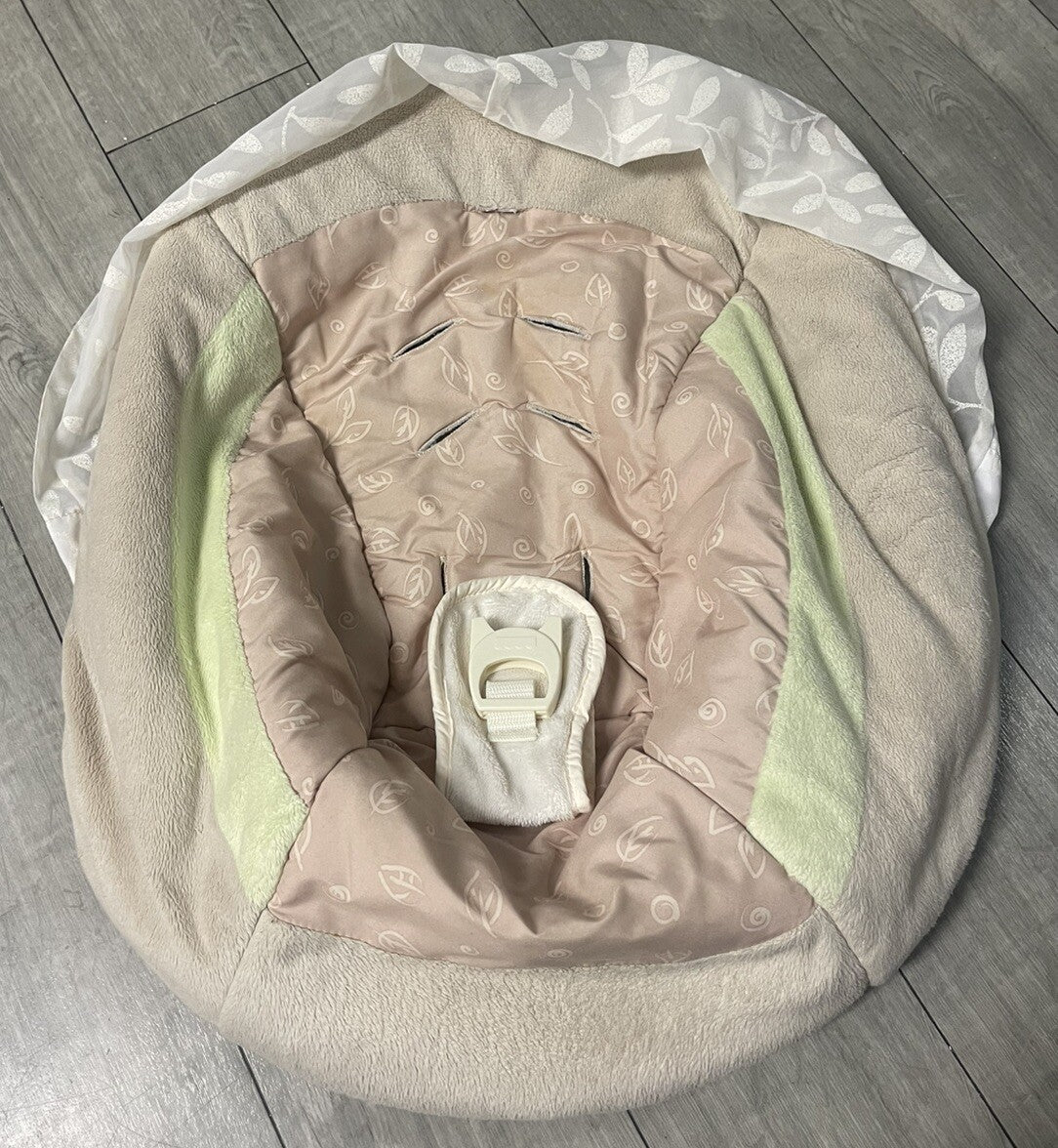 Fisher Price My Little Snugapuppy Swing Seat Cover & Canopy Replacement Part EUC