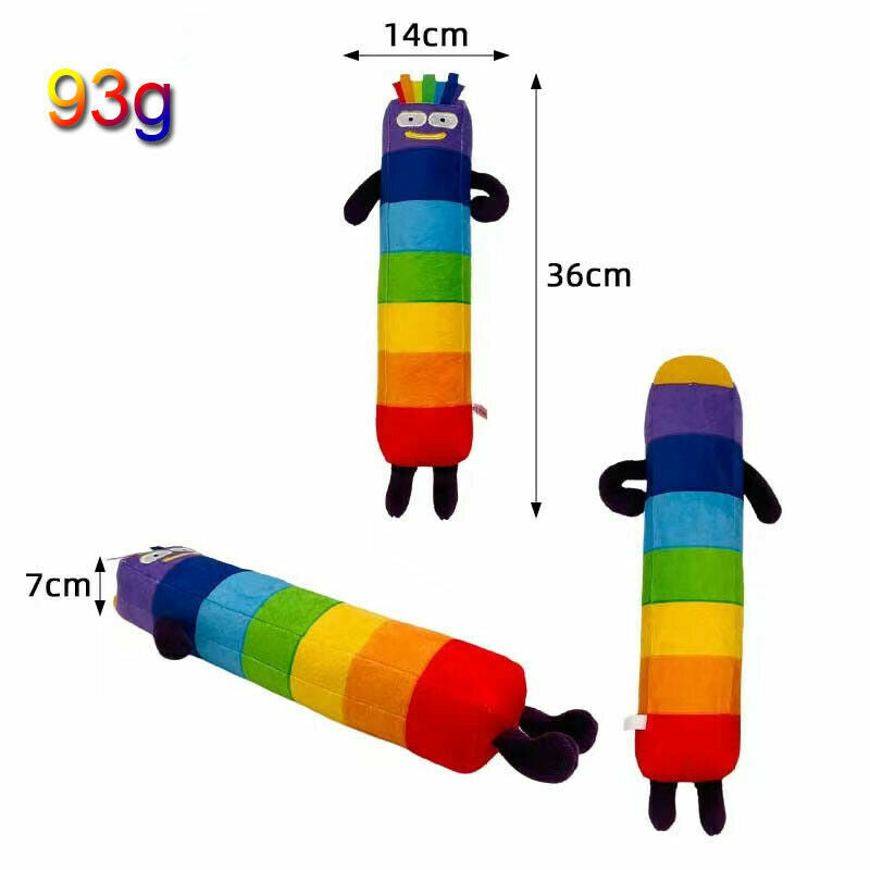 Numberblocks Plush Toy Educational Soft Stuffed Number Blocks Dolls Kids Gift