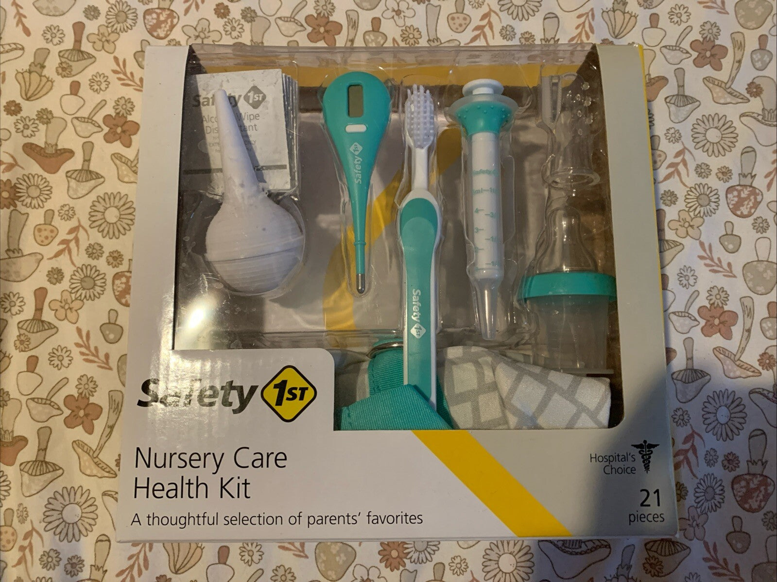 Safety 1?? Nursery Health Care Kit -Baby Travel 21 Piece-Hospital Choice-NEW