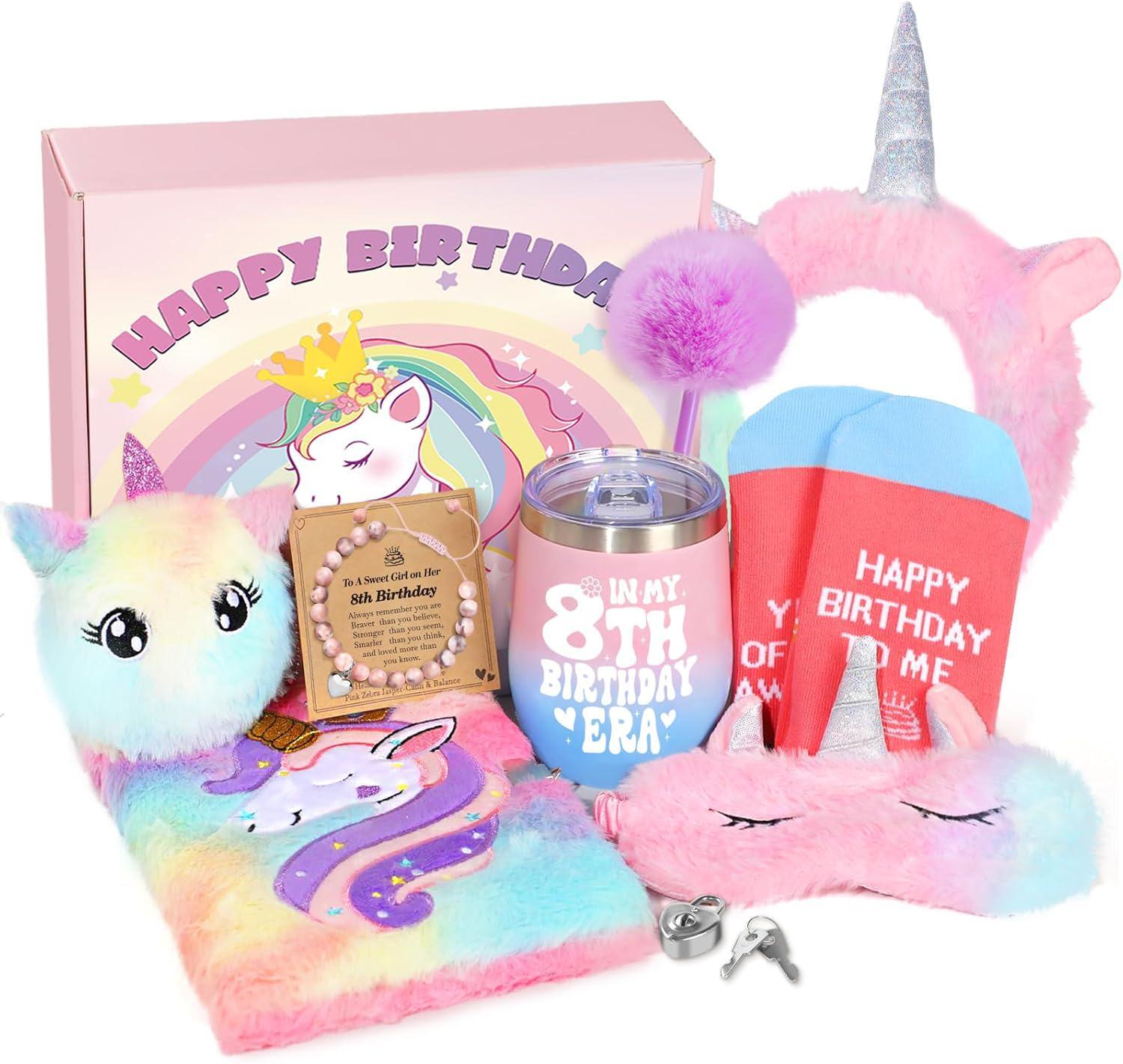 Birthday Gifts for Girls,8 Year Old Ideas,Kids Toys with 12 OZ Wine Little