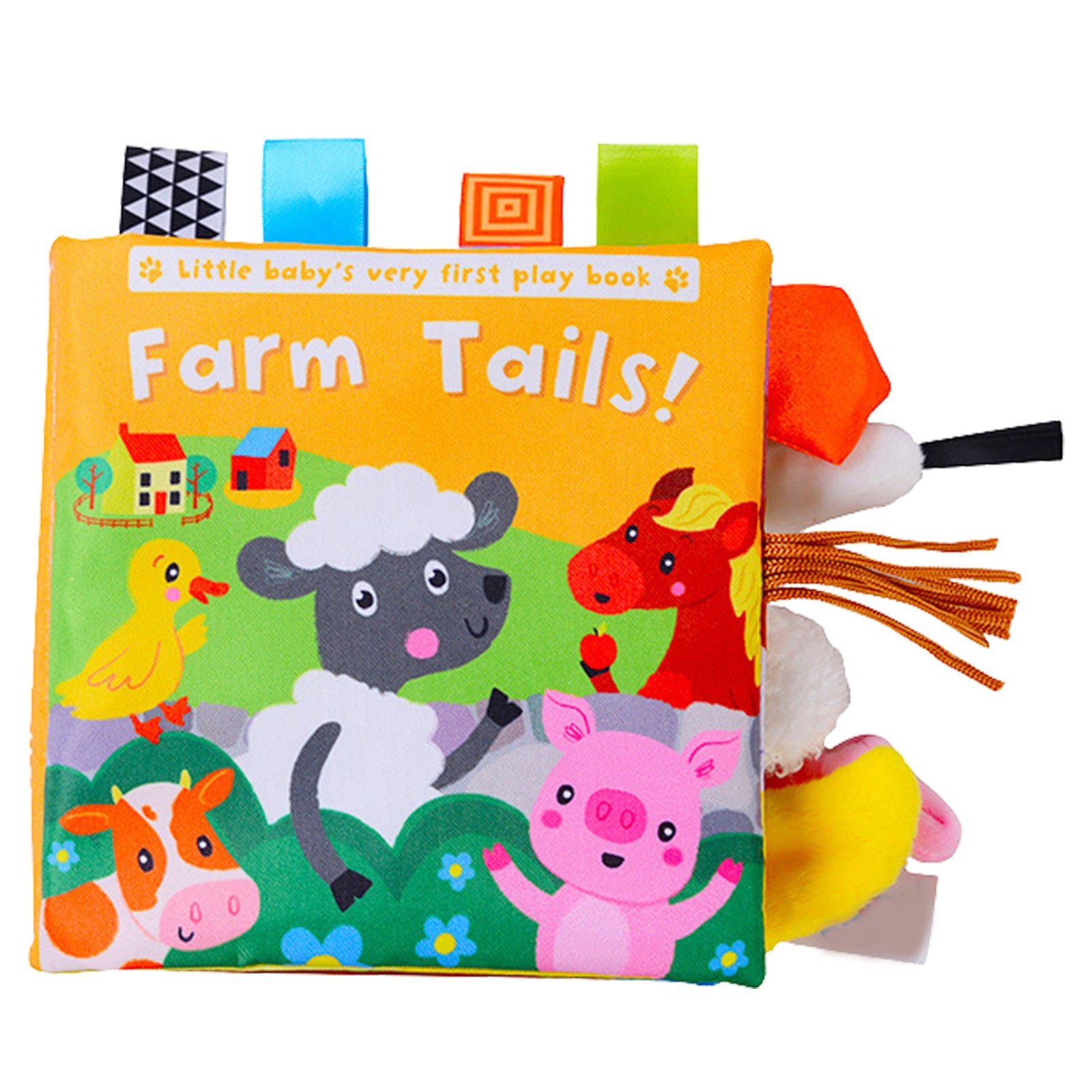 1xSoft Cloth Books Fun Baby's First Cloth Book Toy Enlightenment Early Education