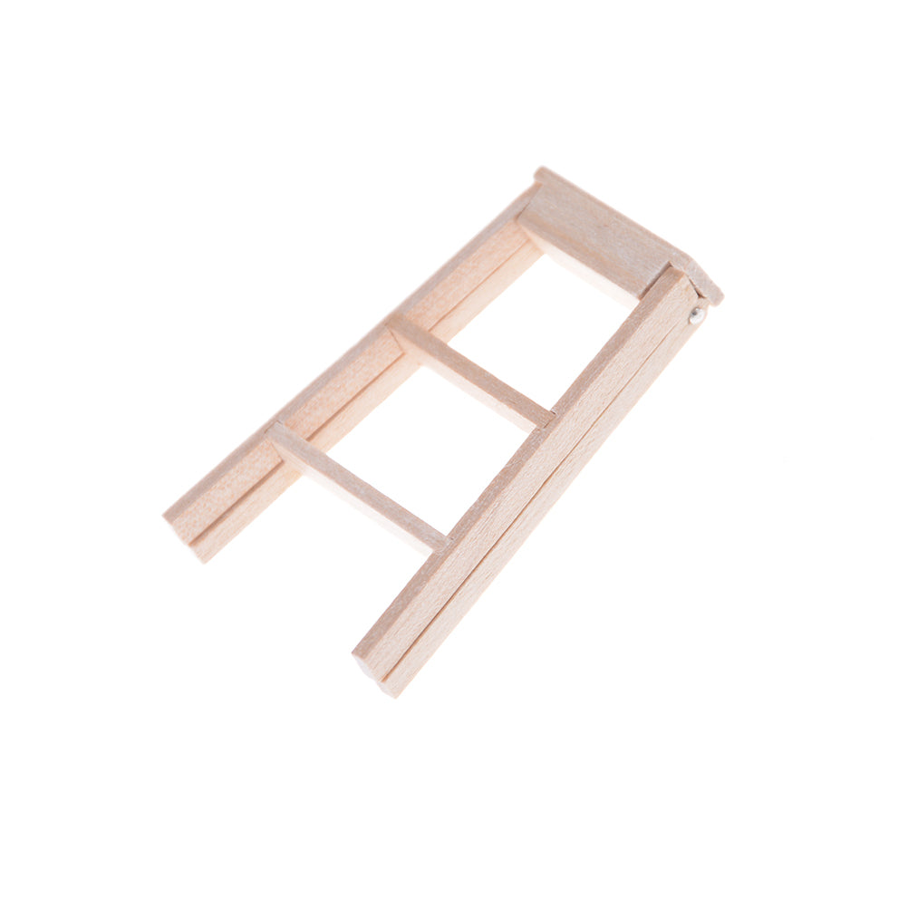 1:12 Dollhouse Miniature Furniture Wooden Ladder Wholesale*D#