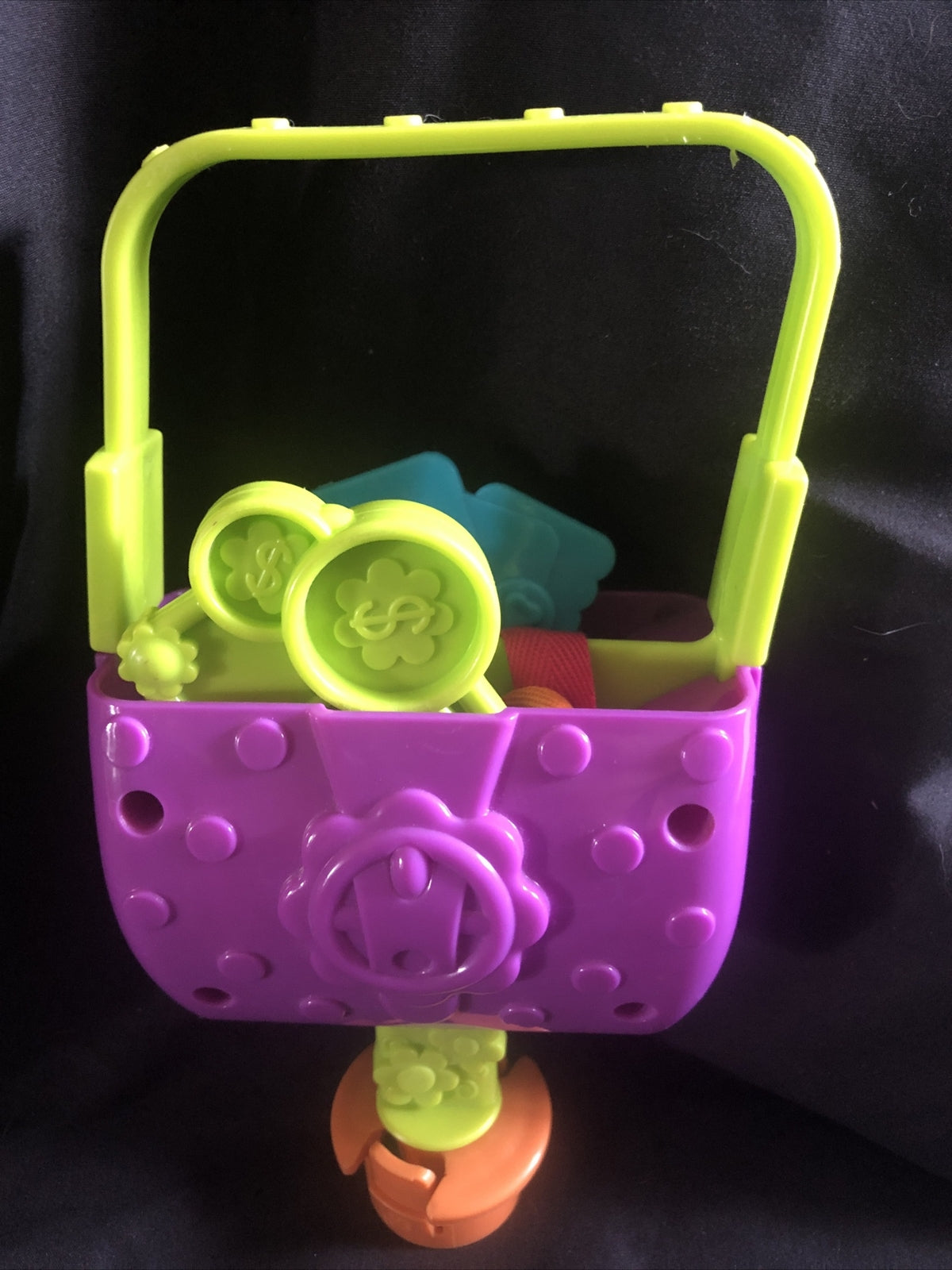 Evenflo Exersaucer Tea Party Interchangeable Replacement Part Purse With Keys