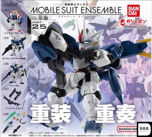 BANDAI Gundam MOBILE SUIT ENSEMBLE 25  Gashapon toys 5 PCS/SET 