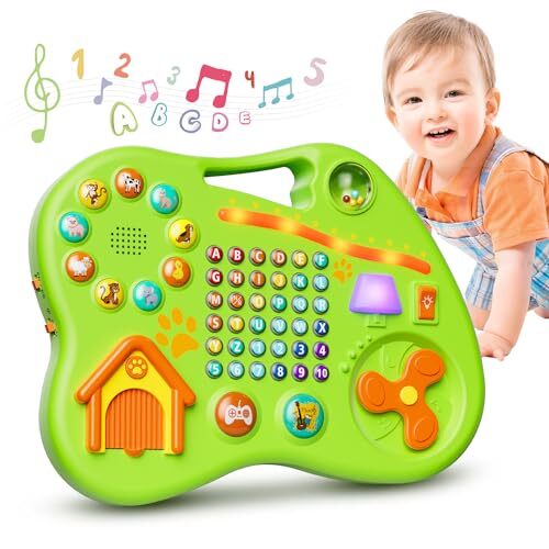 9-in-1 Bilingual Learning Toys for Toddlers 1-3, Montessori Educational Toy f...