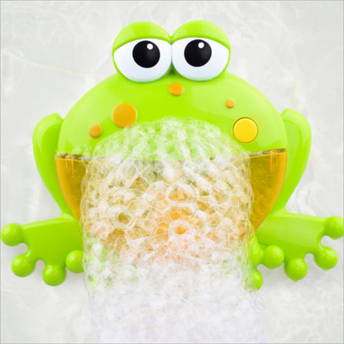 Toddler Baby Bubble Machine Cute Frog Crab Shape Bath Music Toy