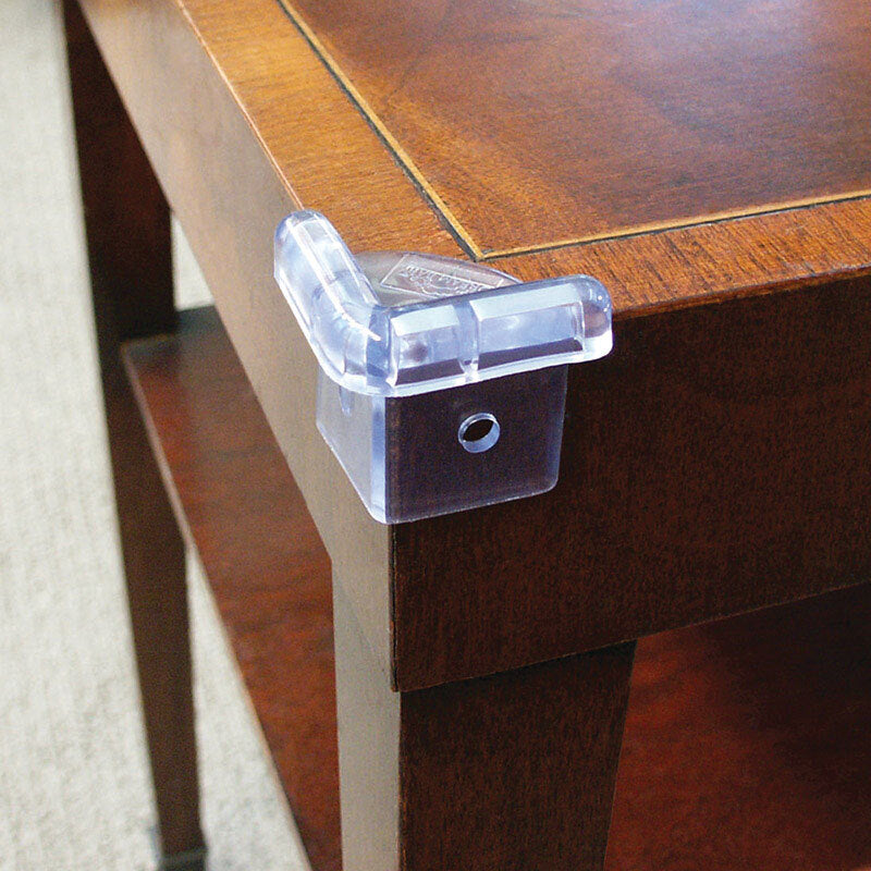 Dreambaby L104 Clear Plastic Corner Cushions 1 H x 1.5 W in. for Glass Furniture
