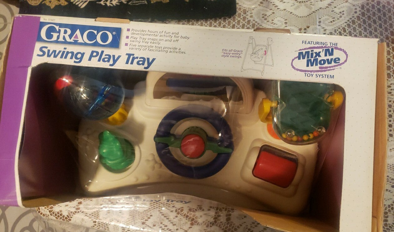 GRACO SWING PLAY TRAY FOR EASY ENTRY STYLE SWINGS NEW