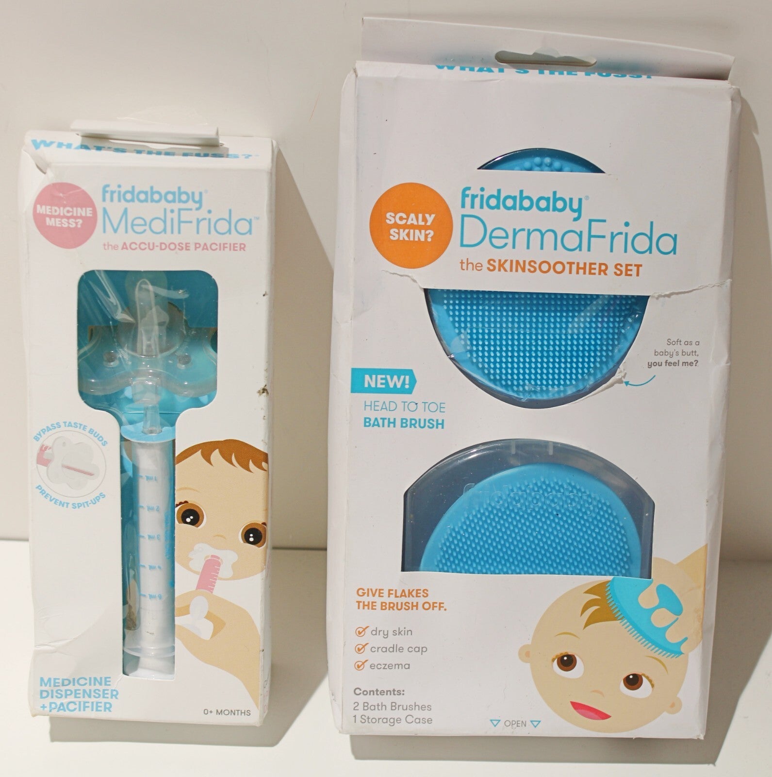 SEALED FridaBaby MediFrida Accu-Dose Medicine Dispenser & DermaFrida Baby Infant