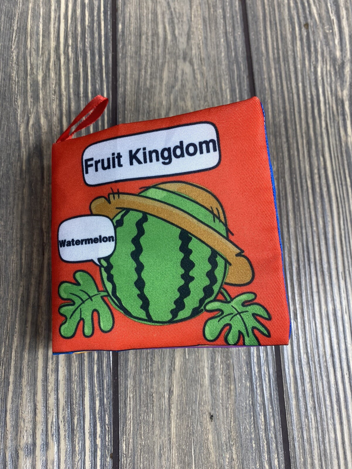 Fruit Kingdom Baby Soft Crinkle Book Toy 