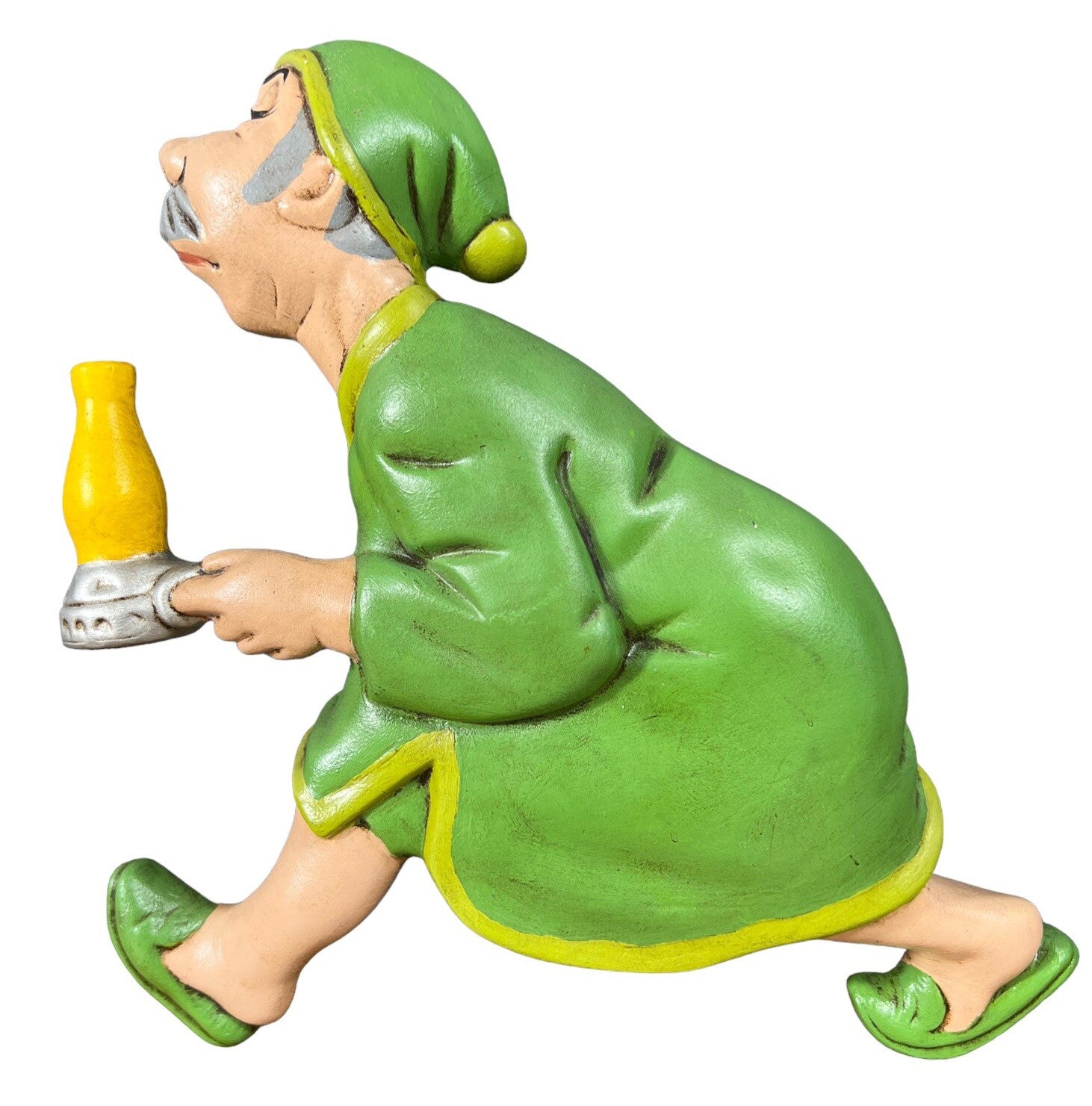 Vintage Ceramic Nursery Rhyme Sleepy Candlestick Maker Figure Wall Decor