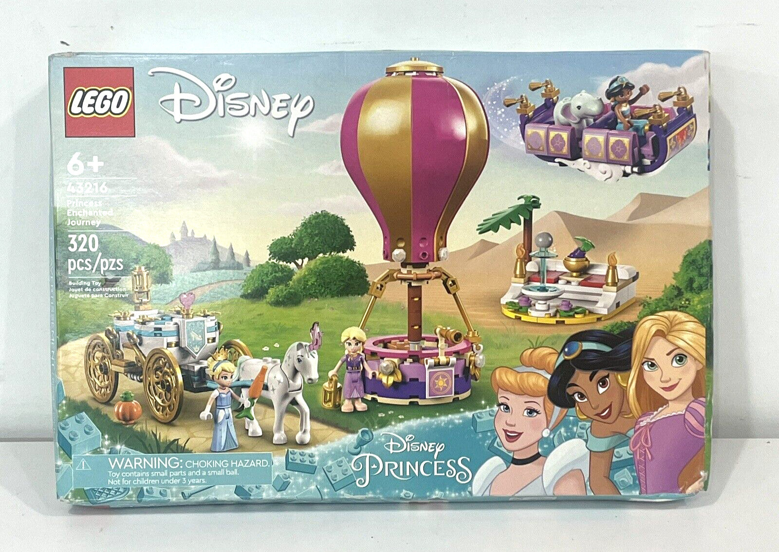 NEW SEALED BOX LEGO DISNEY PRINCESS ENCHANTED JOURNEY 320 PIECE