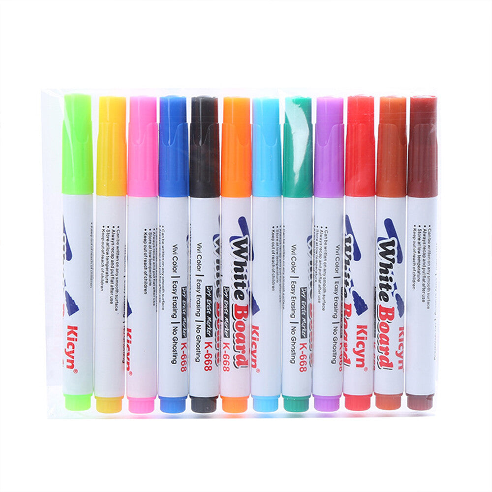 8/12 Colors Magical Water Painting Pen Water Floating Doodle Pens Children Toys