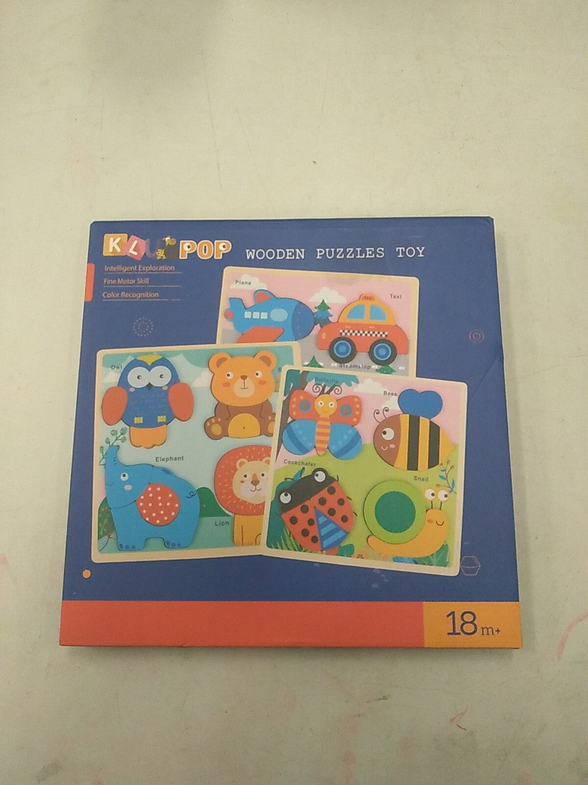Wooden Puzzles Toy KLUGPOP