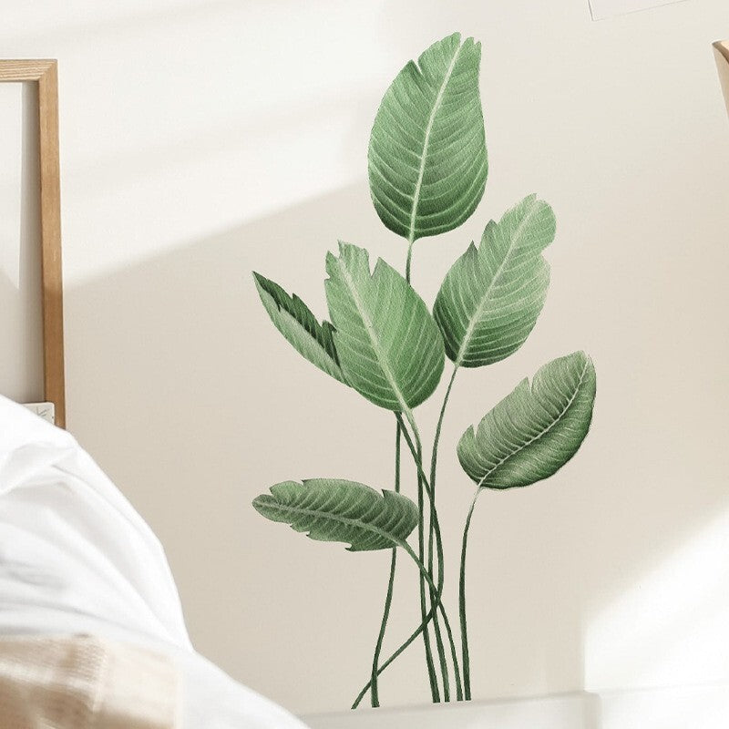 Wall Stickers Clings Decals Home Decor PVC Tropical Plant Monstera Art Home