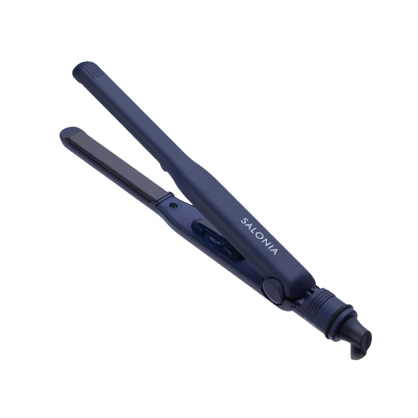SALONIA - Hair Straightener (100V - 240V) - 1pc - 15mm Navy SL-004SNV