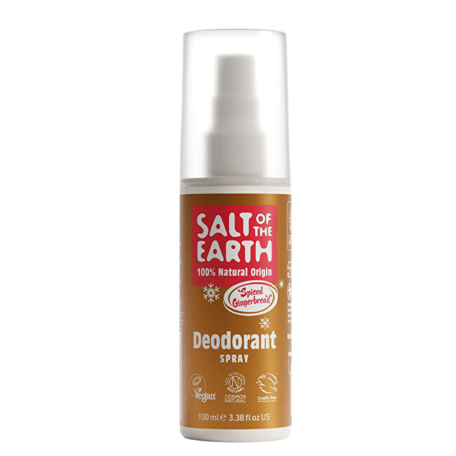 Salt of the earth Deodorant-Spray Naturale Gewürzter Lebkuchen 100 ml