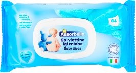 Assorbello Babyvåtservetter 64 stycken