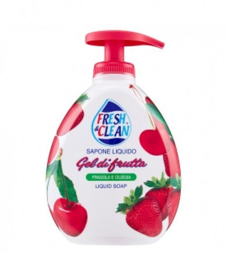 Fresh&Clean Fruktgelsåpe Jordbær Kirsebær 300 Ml